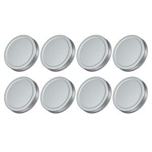 Unique Bargains Regular Leak-Proof Home Storage Mason Jar Lids 8 Pcs - 1 of 4