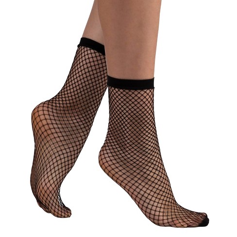 Lechery Lgbtqia+ Italian Made Micro Fishnet Socks (1 Pair) - Black, One  Size Fits Most : Target