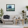 Stupell Industries Rural Blue Tree Abstract Painting Black Framed Floater Canvas Wall Art - 2 of 4