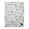 Lambs & Ivy Jungle Friends Elephant/Giraffe Safari Soft Fleece Baby Blanket - 3 of 4