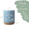 Elanze Designs Let Go God Sky Blue X-Large Cork Bottom Kitchen Utensil Holder - 2 of 2