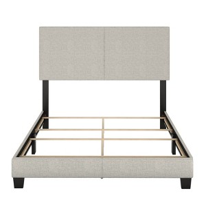 Marino Linen Channel Upholstered Platform Bed - Eco Dream - 1 of 4