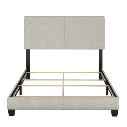 Marino Linen Channel Upholstered Platform Bed - Eco Dream - image 1 of 4