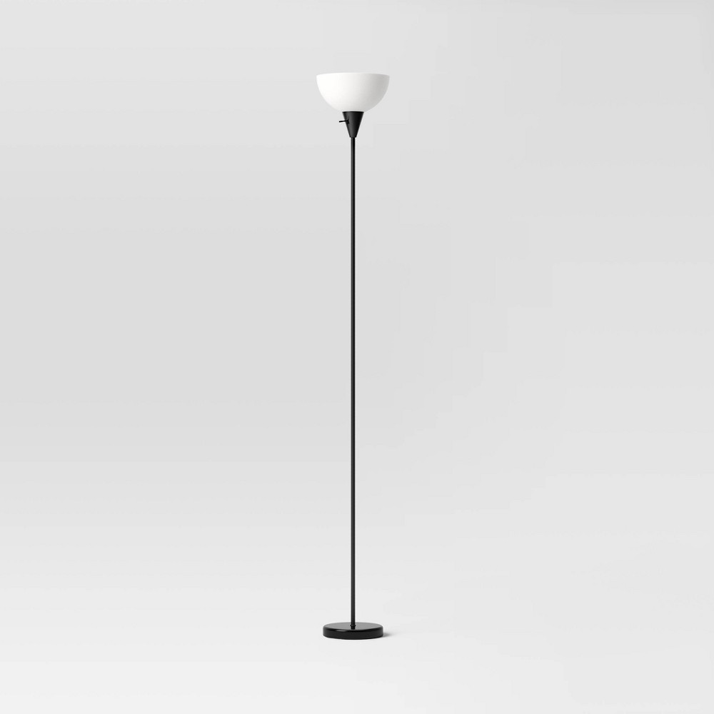 Torchiere Floor Lamp Black - Room Essentials™