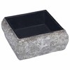 VidaXL Sink Black 11.8"x11.8"x5.1" Marble - 4 of 4