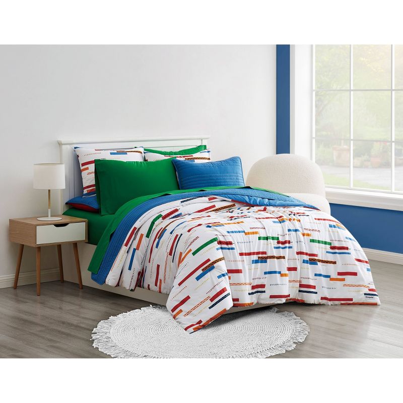Crayola Solid Cotton Percale Sheet Set, 3 of 5