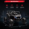 24V 2 Seater Ride on UTV Car for Big Kids,Electric Vehicle,Battery Powerd Electric Off-Road UTV Car w/Remote Control,2 * 200W Motor, Spring Suspension - 3 of 4