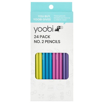Triangle #2 Pencils Pre-sharpened Multicolor, 24pk - Yoobi™