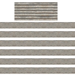 Teacher Created Resources Home Sweet Classroom Corrugated Metal Border Trim 35 Feet Per Pack 6 Packs - 1 of 2