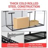 4X8FT Overhead Garage Storage Rack, Heavy-Duty Ceiling Mounted Metal Shelving - 3 of 4