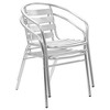 vidaXL Stackable Patio Chairs 2 pcs Aluminum - 3 of 4