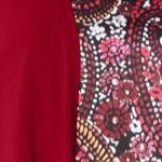 rich burgundy watercolor paisley