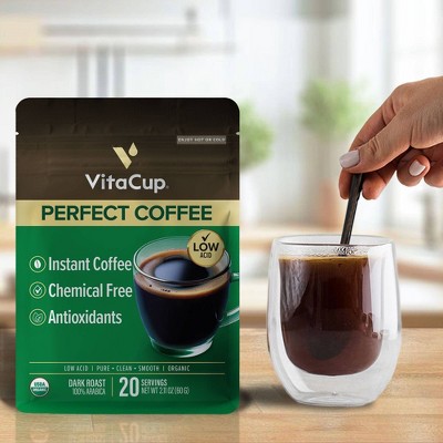 VitaCup Perfect Coffee Dark Roast Instant Coffee - 2.11oz