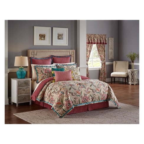 Floral Key Of Life Reversible Comforter Set 4pc Waverly Target