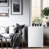 Kismile 2.6 Cu.Ft Upright Freezer, Energy Saving and Low Noise, 3 layers, 7 temperature settings (Silver) - 4 of 4