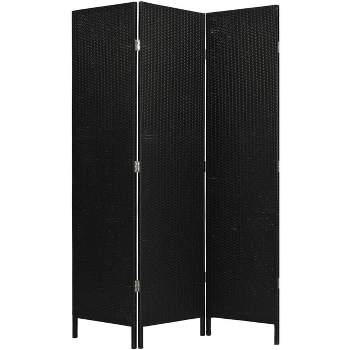 Legacy Decor Patio Outdoor Privacy Screen Room Divider Partition Resin Wicker Weather Resistant
