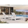 PURPLE LEAF Outdoor Chaise Lounge Set Adjustable Recliner with Side Table Aluminum Outdoor Lounger - 2 of 4