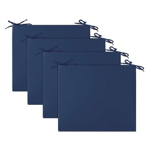 Peace Nest Waterproof Outdoor Chair Cushions Set of 4 with Ties for Patio Furniture - 1 of 4