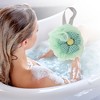 Unique Bargains Plaid Sunflower Bath Shower Loofah Sponge 1 Pc - 4 of 4