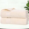 Classic Zero Twist Cotton Medium Weight Ultra-Soft Absorbent Towel Set by Blue Nile Mills - 2 of 4