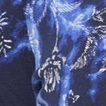 navy floral tie dye