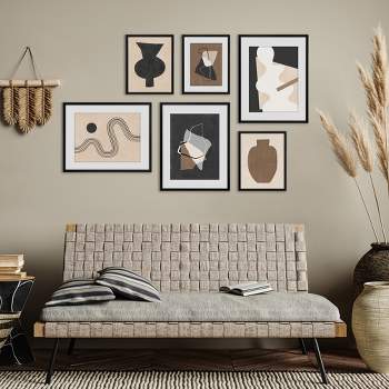 Americanflat - Neutral Tones Minimalist Abstract by The Print Republic - Abstract Modern Wall Art