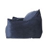 CAVINAS Chenille Oversized Bean Bag Chair,Lazy Chair with Armrests,Cozy Lounge Chair for Living Room - 4 of 4