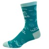 Crazy Dog T-Shirts Women's Skip The Straw Save The Turtles Socks Environmental Awareness Footwear - 3 of 4