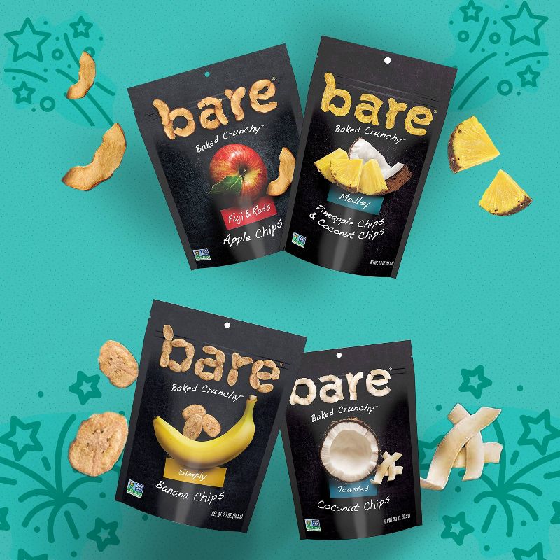 Bare Baked Crunchy Simply Banana Chips - 2.7oz, 5 of 6