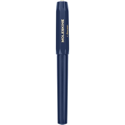 Moleskine/Kaweco Roller Pen Blue: 0.7mm Black Ink, Cap, Stationery & Office Gift