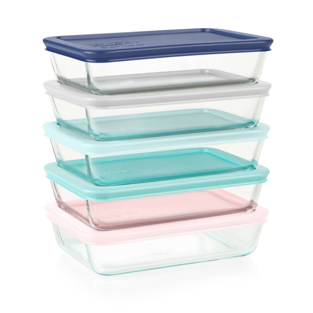 Photos - Food Container Pyrex 10pc Glass Meal Prep Set 