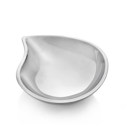 Nambe Teardrop Alloy Bowl, 13-inch 1.5 Qt Serving Bowl for Salad, Side Dishes, Pasta, and Appetizers, Catchall, Fruit Bowl, Decorative Centerpiece