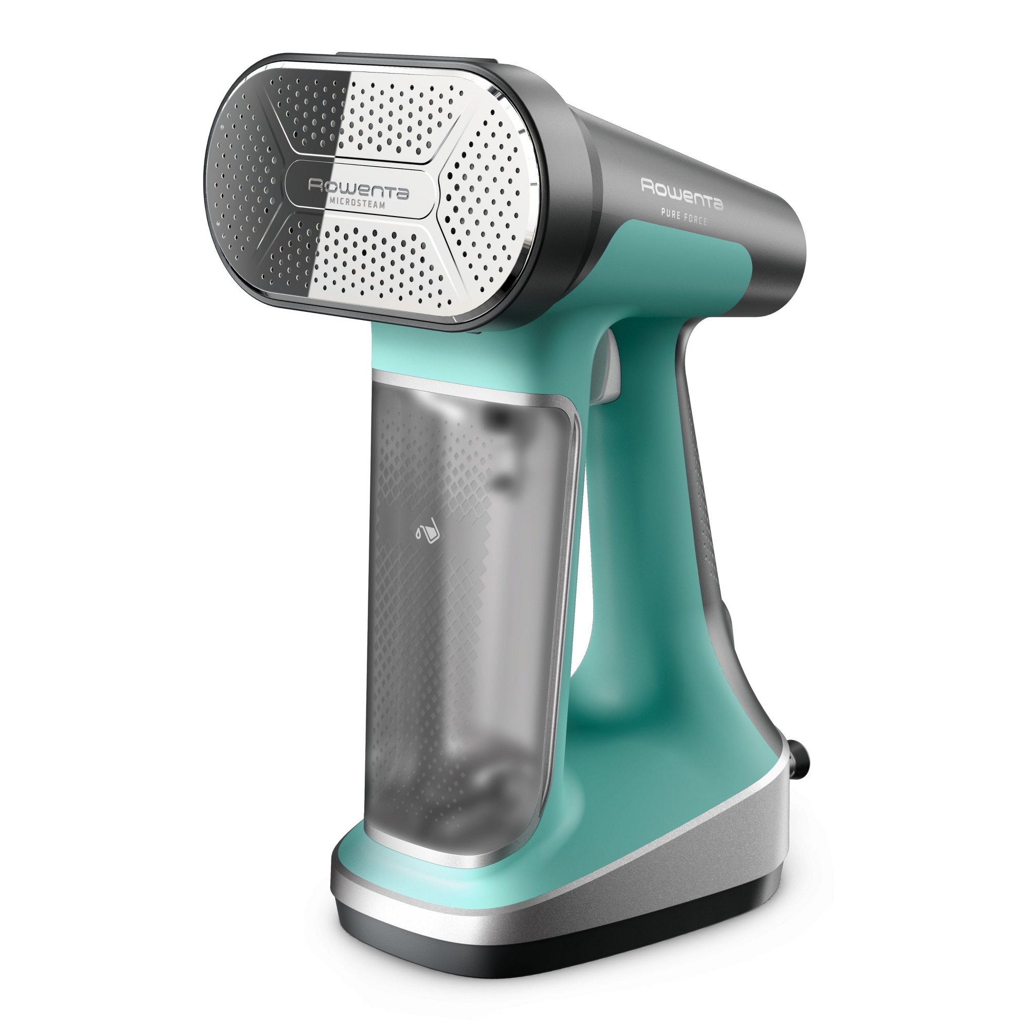 Rowenta Pure Force 1875W 2-in-1 Steamer & Iron for Clothes, Black & Green