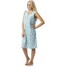 Casual Nights Women's Floral Embroidered/Lace Trim Sleeveless Nightgown - 2 of 3