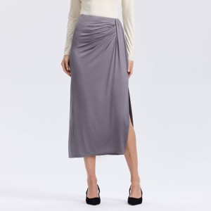 Women's Twisted Maxi A-Line Skirt - A New Day™ - 1 of 3