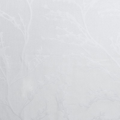 Kilberry White Blackout Linen Polyester Window Curtain Panel Pair