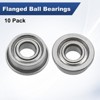 Unique Bargains Chrome Steel Durable Multipurpose Use Flanged Ball Bearing - 4 of 4