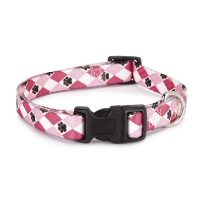 Casual Canine Nylon Pooch Patterns Dog Collar, Fits Necks 6