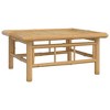 vidaXL Patio Table 25.6 in.x21.7 in.x11.8 in. Bamboo - 2 of 4