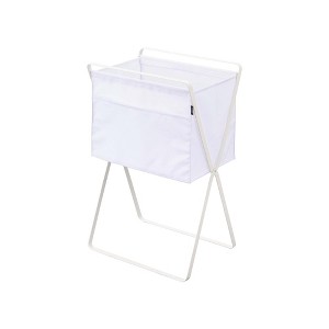 Yamazaki Home - Elevated Laundry Hamper - Steel - 1 of 4