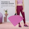 Foldable Crash Mat, Pole Padding with Carrying Handles and EPE Foam for Dance Training and Exercise - 4 of 4