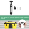 Unique Bargains Rubber Flexible Draw Latches Durable Flexible T-Handle with Screws 1 Pc - 4 of 4