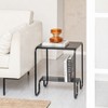 MH London River Iron & Glass End Table - 2 of 4