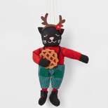 Cat with Pie Christmas Tree Ornament - Wondershop™