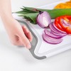 July Home Plastic Cutting Board Set of 3, Dishwasher Safe with Juice Grooves and Non-Slip - 4 of 4