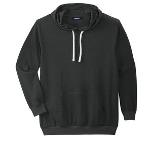 KingSize Men's Big & Tall Tall Waffle-Knit Thermal Hoodie - 1 of 4
