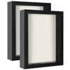 Americanflat Shadow Box Frame with shatter-resistant glass - Available in a variety of sizes and styles - 2 of 4
