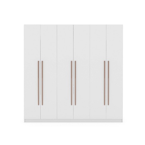 Gramercy Wardrobe Armoire Closet White Manhattan Comfort Target