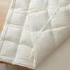 Puredown 100% Organic Cotton Mattress Topper Pillow Top Feather Bed - 3 of 4