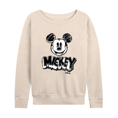 Women's - Disney - Mickey Mouse Lightweight French Terry Slouchy - image 1 of 4